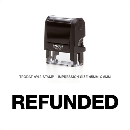 Refunded - Rubber Stamp - Trodat 4912 - 45mm x 6mm Impression